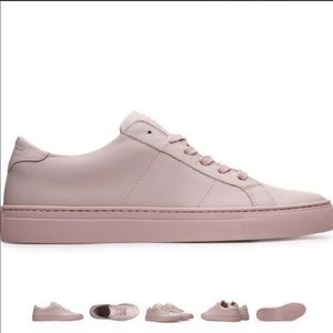The Greats Blush Royals Blush pink designer Sneaker 37.5